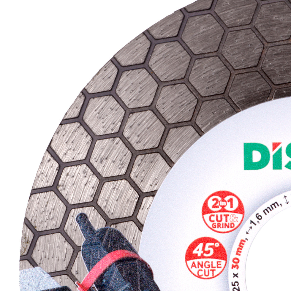 DiStar Edge Dry Slider Diamond Blade 5" – 45° Dry Cutting Blade for Ceramic & Porcelain