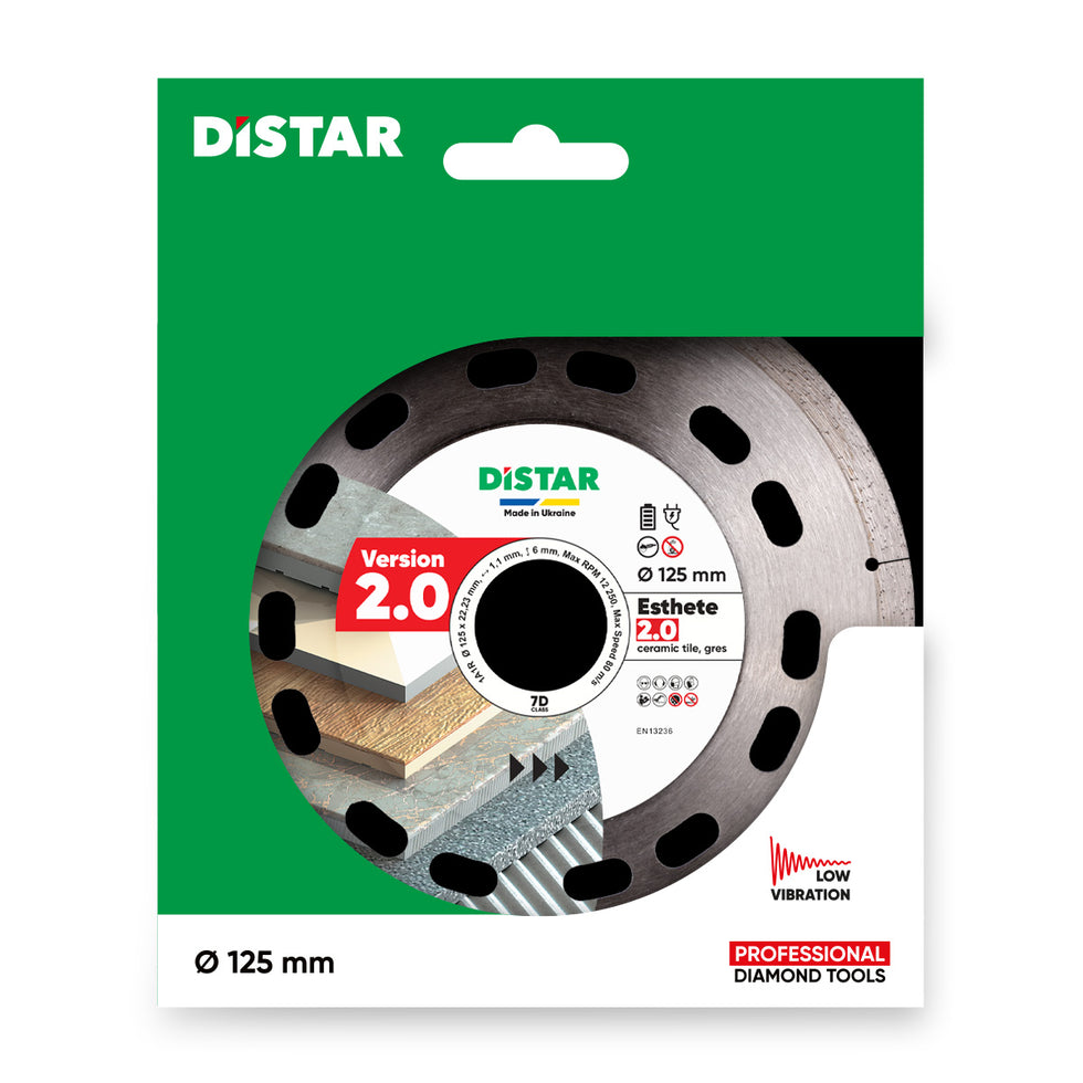 DiStar Esthete 2.0 Diamond Blade 4.5"–5" – Ultra-Thin Precision Tile Cutting Disc