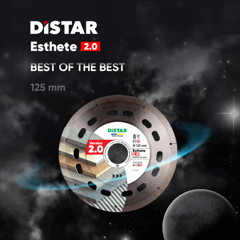 DiStar Esthete 2.0 Diamond Blade 4.5"–5" – Ultra-Thin Precision Tile Cutting Disc