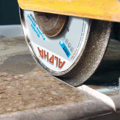 Alpha Marble Profile Wheel - 6" Wet Cutting Marble Profile Wheel