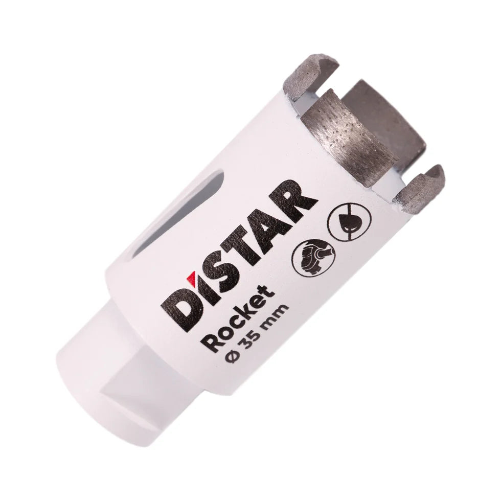 DiStar Rocket Diamond Drill for Porcelain & Granite – Long Life Dry Core Bit