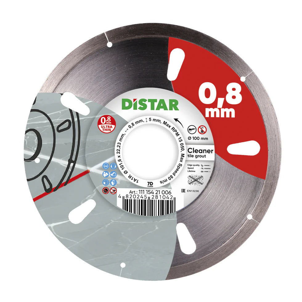 DiStar Cleaner 4" Diamond Blade – High-Performance Tile Seam Cleaning for Ceramic & Porcelain