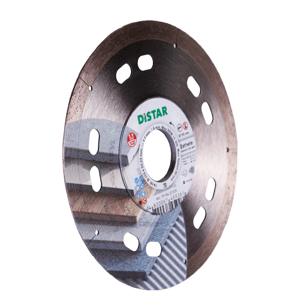 DiStar Esthete Diamond Blade 4.5"–5" – Ultra-Thin Precision Cutting Disc for Ceramic & Porcelain