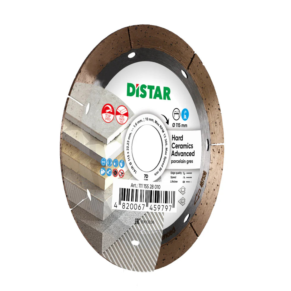 DiStar Hard Ceramics Advanced Diamond Blade 4.5" – Fast, Clean Porcelain Cuts