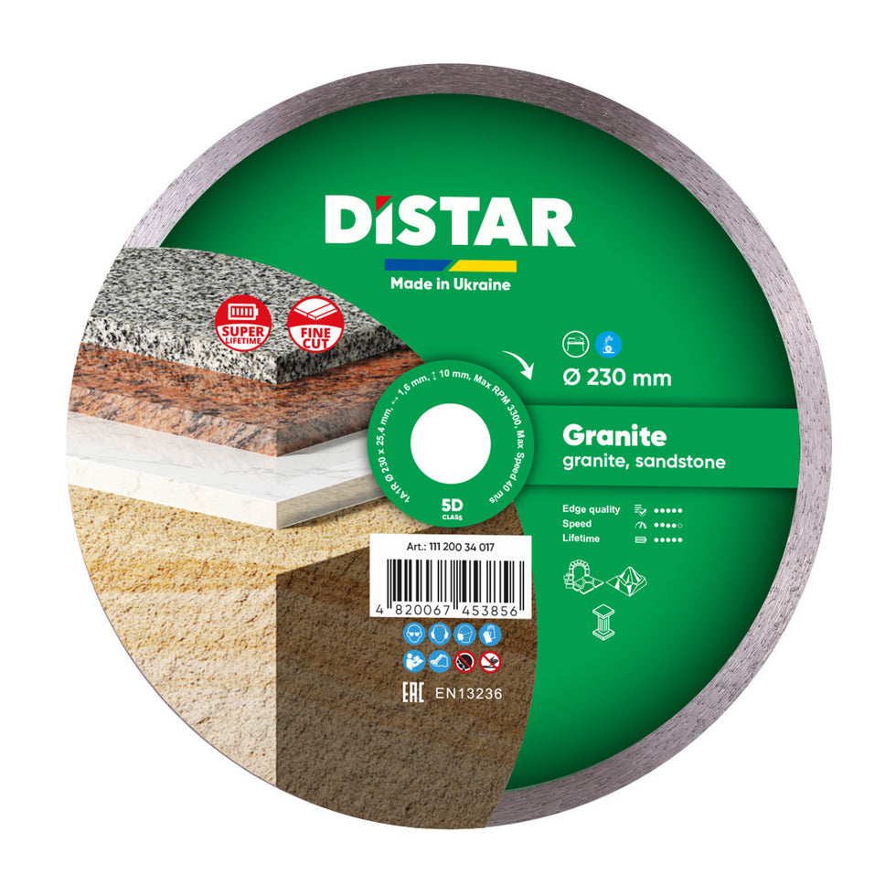 DiStar Granite Diamond Blade 4.516 High-Speed Wet Cutting for All Granite Types - additional view