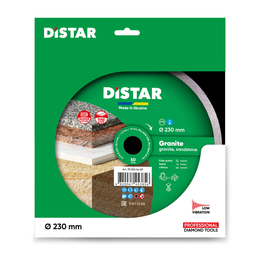 DiStar Granite Diamond Blade 4.516 High-Speed Wet Cutting for All Granite Types - additional view