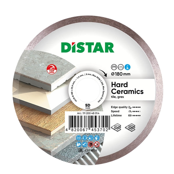 DiStar Hard Ceramics Diamond Blade 4.5"–16" – Clean Tile & Porcelain Cuts
