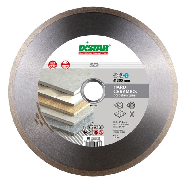 DiStar Hard Ceramics Diamond Blade 4.5"–16" – Clean Tile & Porcelain Cuts