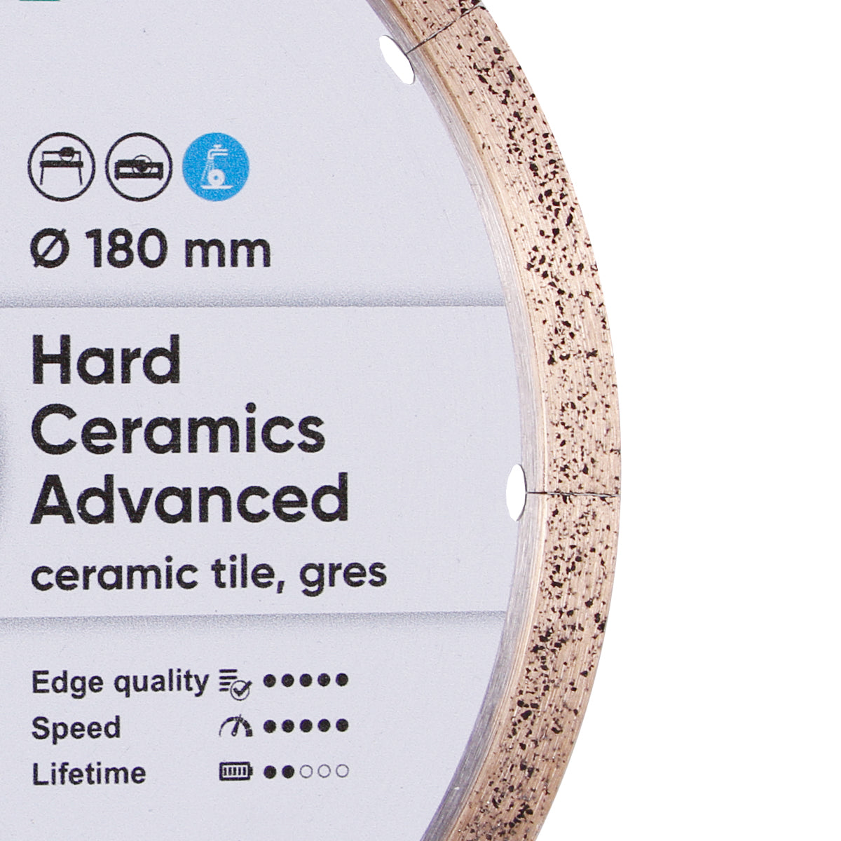 DiStar Hard Ceramics Advanced Diamond Blade 7"–14" – Thick Porcelain & Dekton Cuts