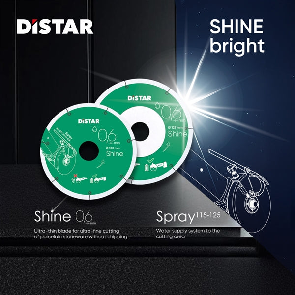DiStar Shine 5" Diamond Blade for Ceramic & Porcelain – Ultra-Clean Chip-Free Cutting 1 review