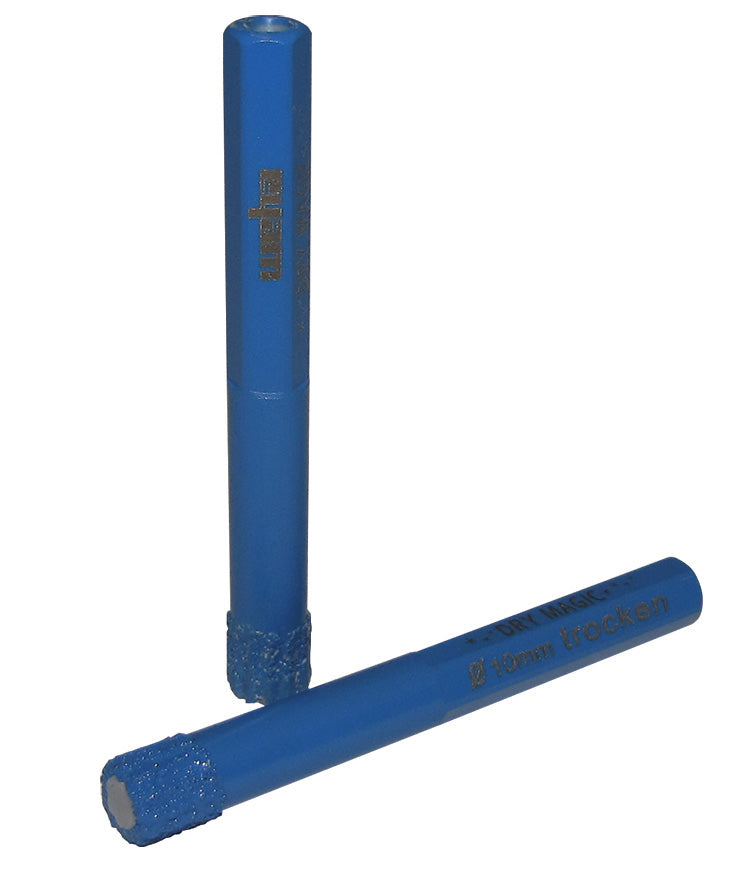 Weha Dry Magic Vacuum Brazed Diamond Core Bit Hex Shaft for Drill - 1/2" (12mm)