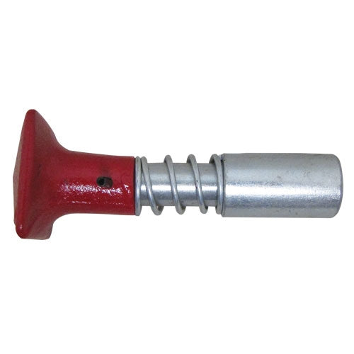 Weha Red Boom Knob for Stone Fabrication - close-up detail