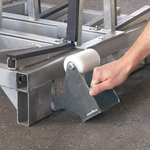 Weha Roll block for Transport for Stone Fabrication - close-up detail