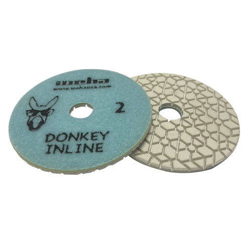 Weha 4 inch Donkey 3-Step Inline Diamond Polishing Pad