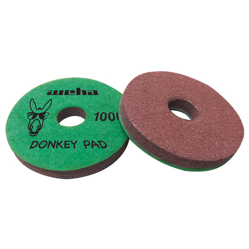 Weha 5" Donkey Diamond Polishing Pad — Multiple Grits for Granite & Marble - 1000