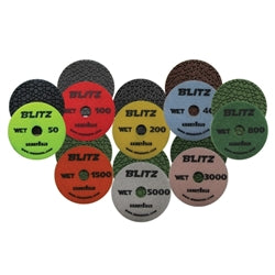 Weha 4” Blitz Diamond Polishing Pad - WET