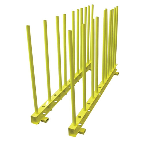 Weha Weha Yellow Remnant Rack for Stone Fabrication Workshop