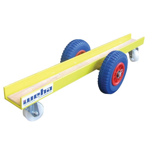 Weha Slab Dolly 4 wheel for Stone Fabrication - close-up detail