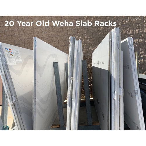 Weha 60 Inch Buffalo Slab Rack Set for Stone Storage and Transport