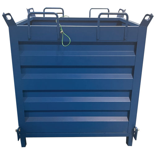 Weha Blue Waste Container for Stone Fabrication