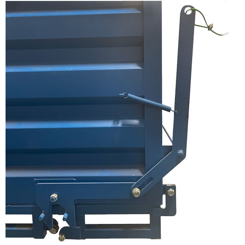 Weha Blue Waste Container for Stone Fabrication