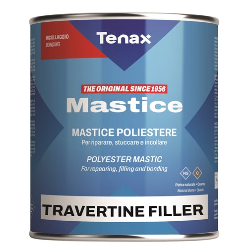 Tenax Travertine Filler 125 ML Professional Grade - side view