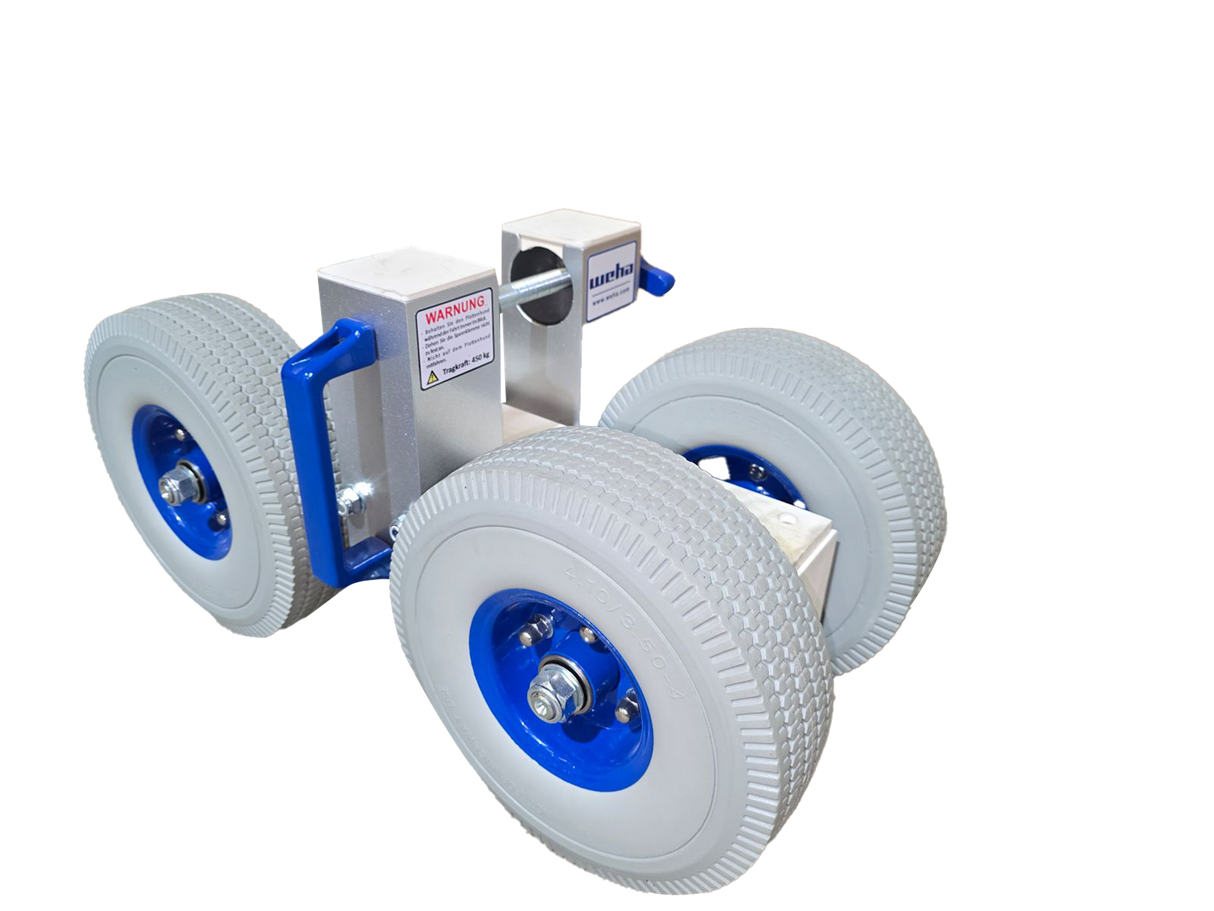 Weha 450 Slab Dolly Install Cart 992 lb Capacity Galvanized Steel