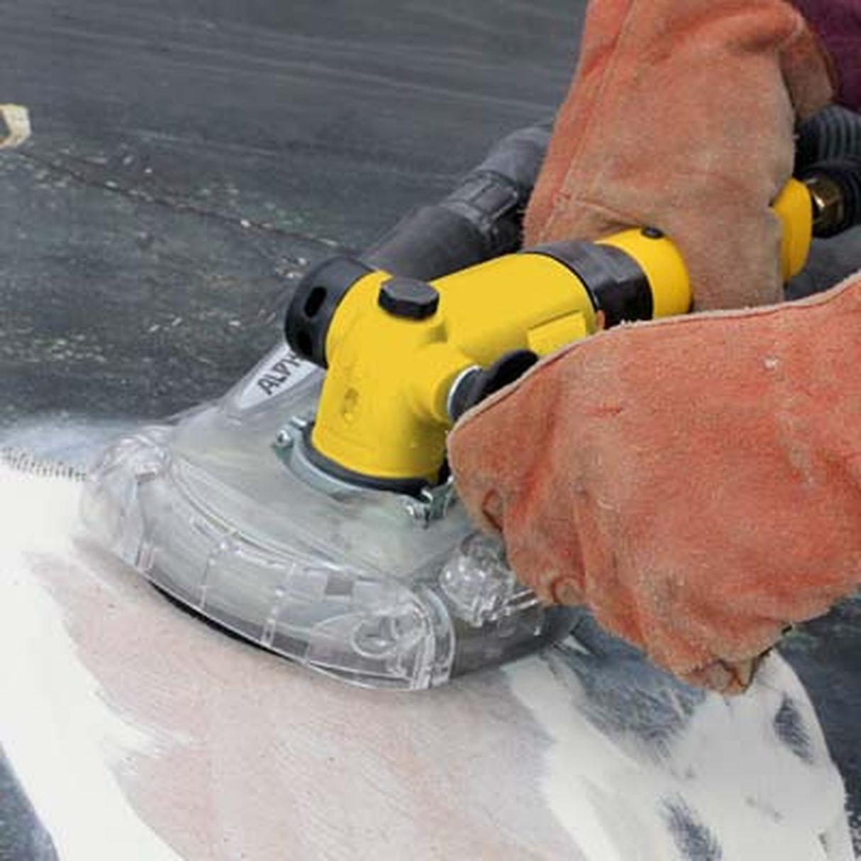 Ecoguard G Series Dust Collection Cover for Grinding - close-up detail