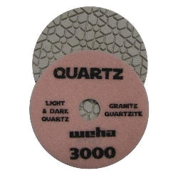 Weha 4” Quartz Diamond Polishing Pads - WET