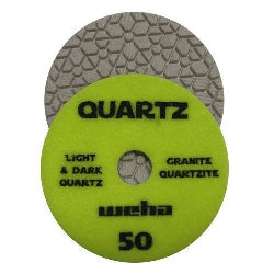 Weha 4” Quartz Diamond Polishing Pads - WET