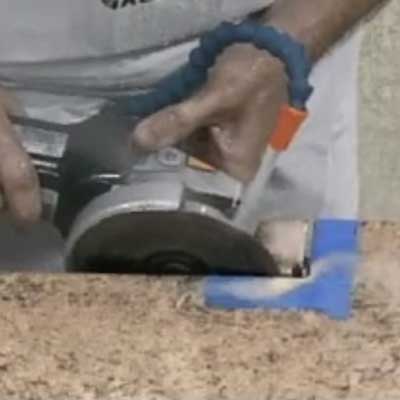 Alpha Quad - The Ultimate Dry Flush Cutting Blade for Stone Fabricators