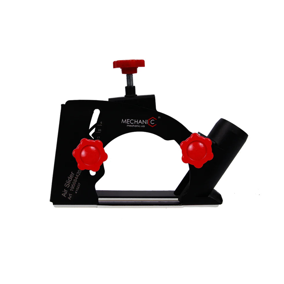 AirSLIDER Adjustable Cutting Guard for 4.55 Angle Grinders with Dust Control - packaging