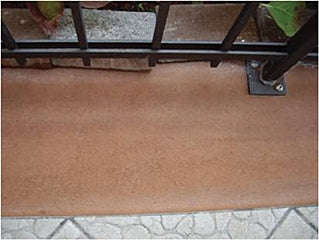 Tenax Brioaction 2 Mold Remover for Natural Stone Surfaces - in use