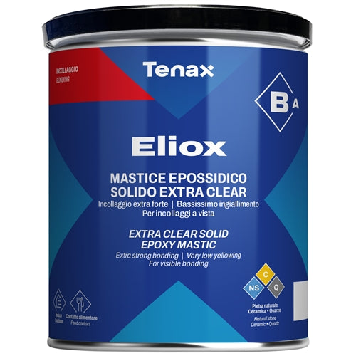 Tenax Eliox Extra Clear Epoxy Mastic Kit (A + B) — 2.25 kg