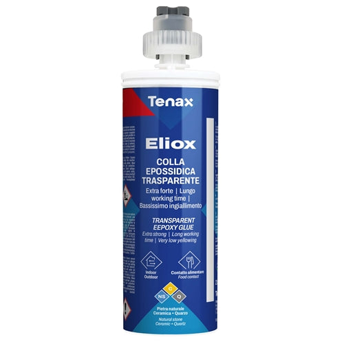 Tenax Eliox Extra Clear Epoxy Mastic Cartridge — 210 ml