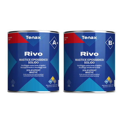 Tenax Rivo A&B 1+1 Liter Two-Part Stone Bonding Epoxy