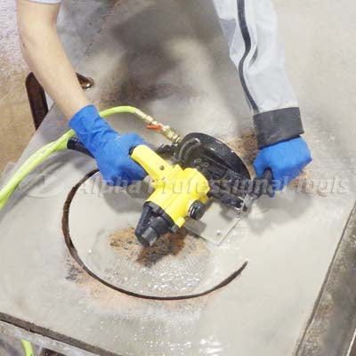 Alpha PSC-150 6" Pneumatic Stone Cutter for Industrial Applications