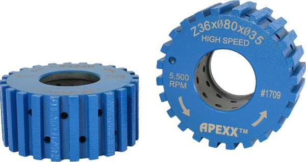 APEXX Blue High-Speed CNC Super Z Wheels