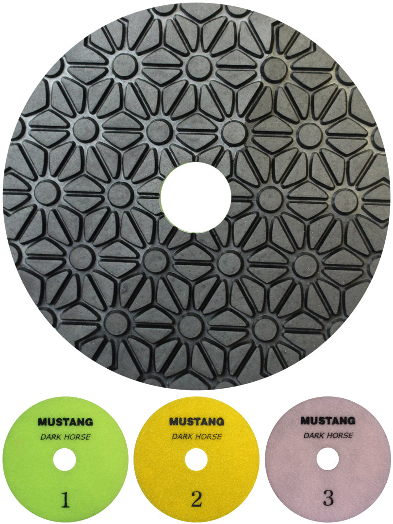 MUSTANG DARK HORSE™ 3-Step Polishing Pads