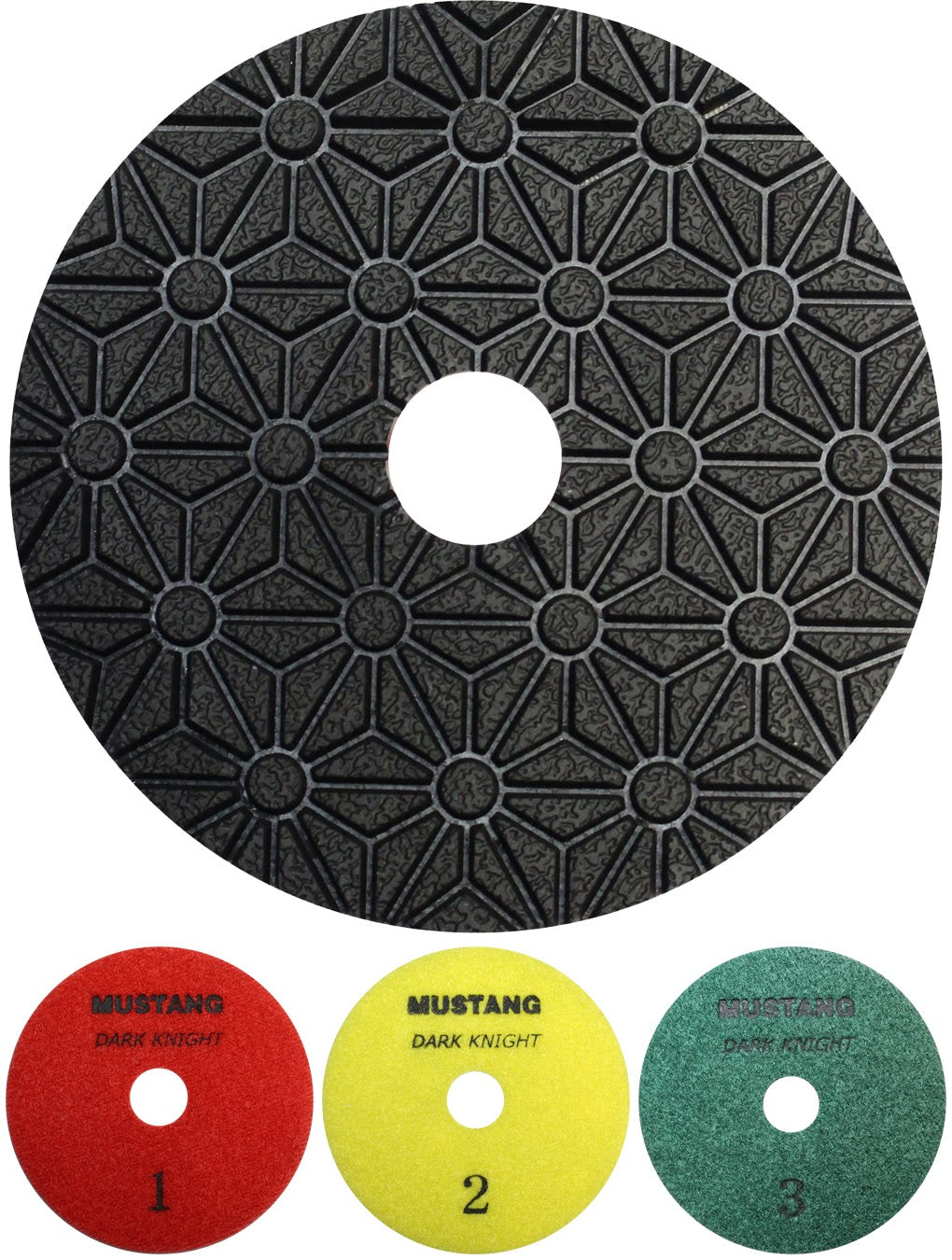 MUSTANG DARK KNIGHT™ 3-Step Polishing Pads