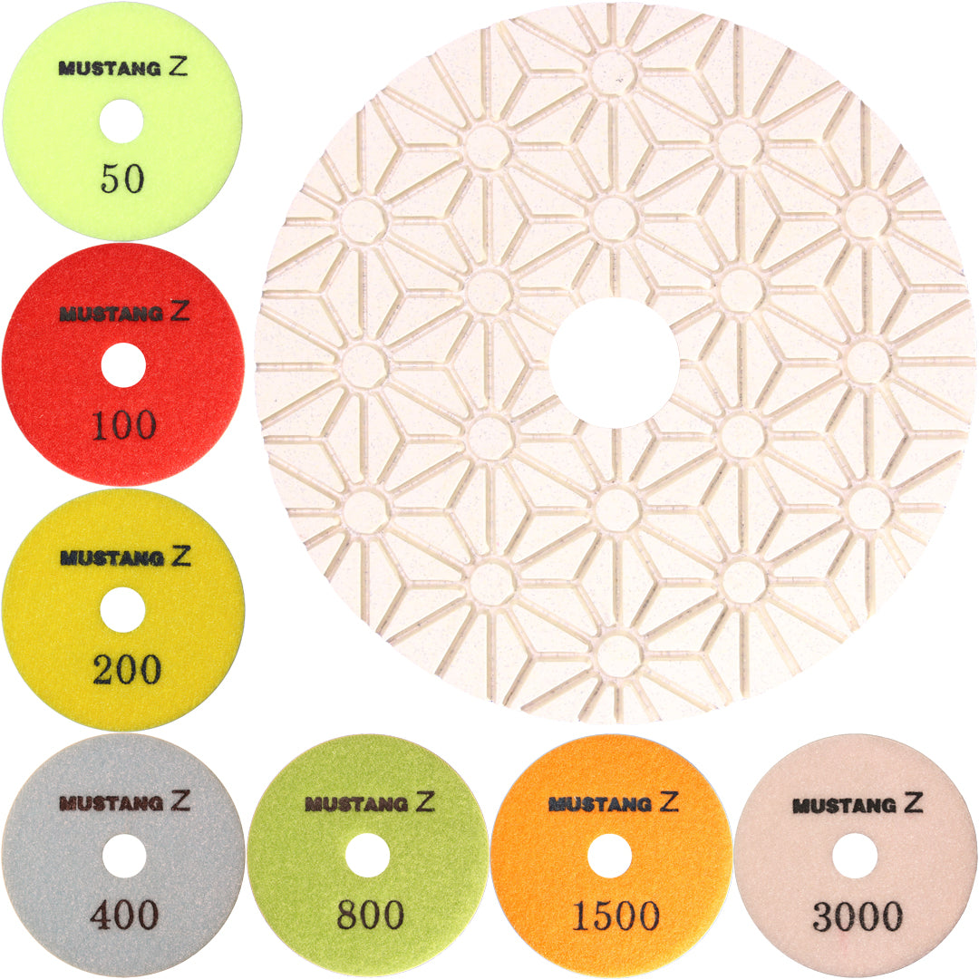 MUSTANG-Z™ 7-Step Polishing Pads