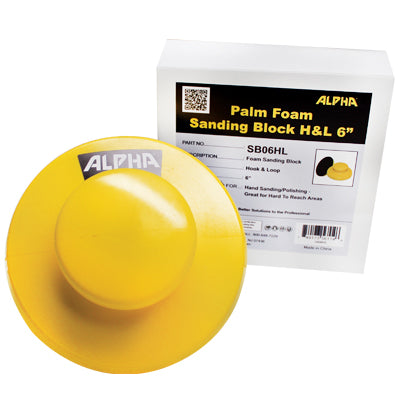 Palm Sanding Block 5" Palm Sanding Blocks Semi-Rigid Foam Sanding Block
