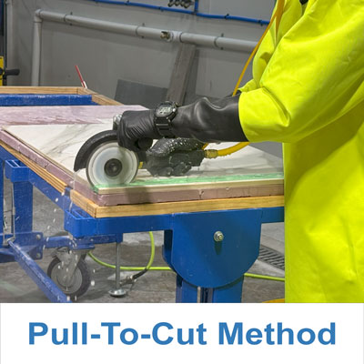 PWC-658 Pneumatic Wet Cutter 6" 5/8 The Ultimate Work Horse for Stone Fabricators