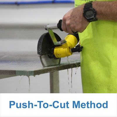 PWC-658 Pneumatic Wet Cutter 6" 5/8 The Ultimate Work Horse for Stone Fabricators