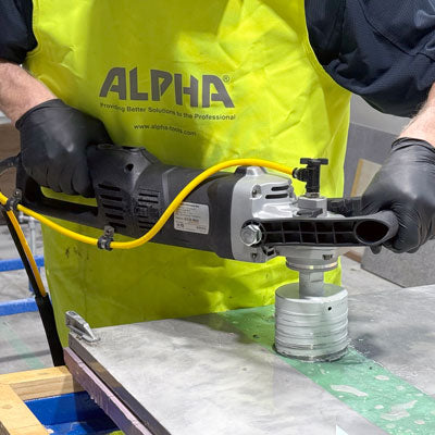 Alpha Quad-W Adapter — for Wet Edge Polishing (Aluminum & Carbon Plated Steel)