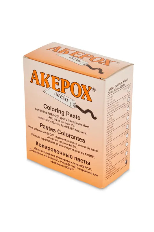 Akemi AKEPOX® Coloring Pastes for Epoxy-Based Adhesives - 8 Standard Colours (30 mL)