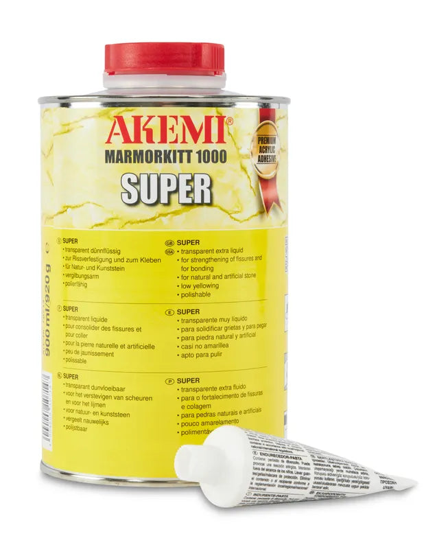 Akemi Marble Filler Super 1 kg. - Highly Liquid Acrylic Adhesive