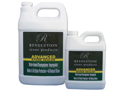 Revolution ADVANCED Stone Sealer - Water-Based Fluoropolymer Impregnator
