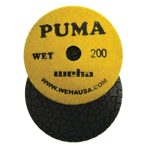 4" PUMA Wet Polish Pad - Diamond Polishing Pad for Granite, Quartz