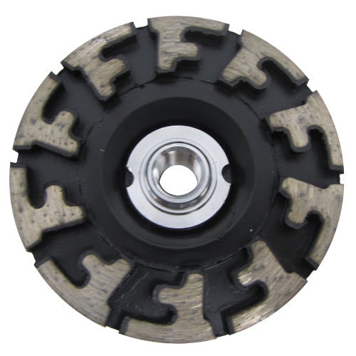 Weha 4" Aggressor Cupwheel Coarse for Stone Fabrication